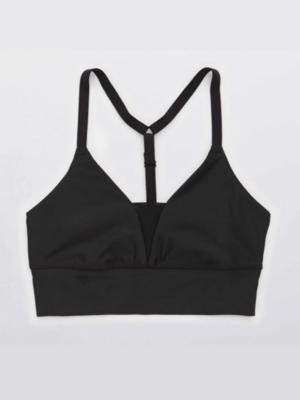 NEW Offline by Aerie American Eagle Shine Racerback Sports Bra Black Small